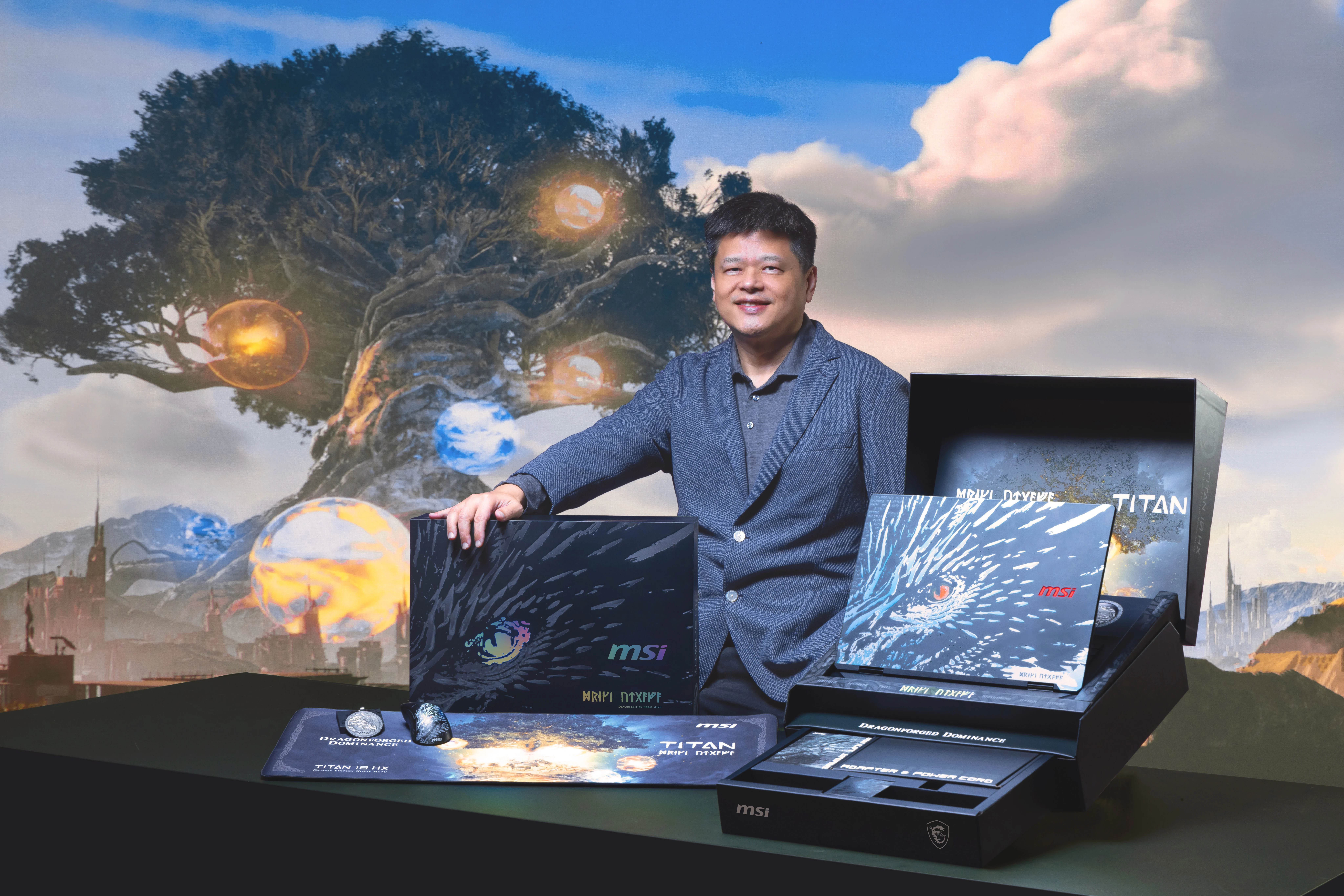 02 微星科技執行副總經理暨筆電事業部總經理郭緒光表示:全新世代msi Geforce Rtx 50系列筆電,重新定義遊戲玩家、創作者和專業人士的效能體驗