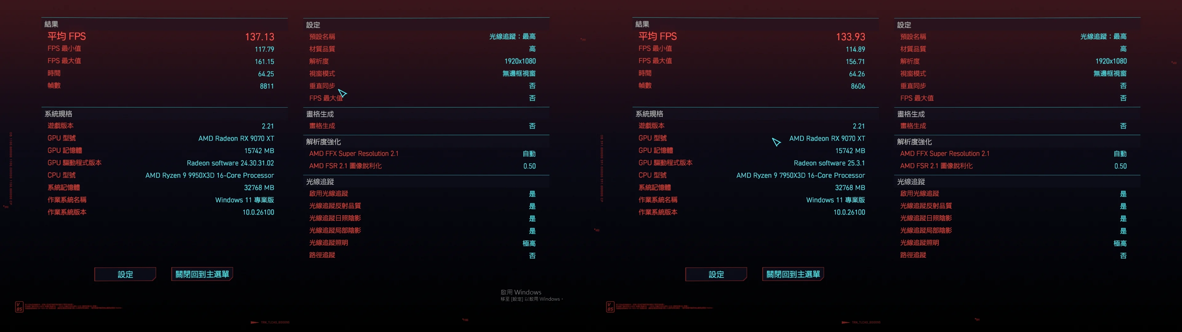 G7 9950x Cyberpunk 2077 Horz