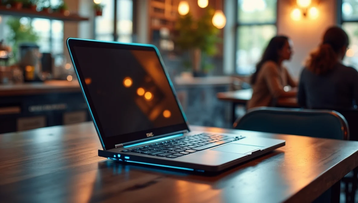 Flux Dev A Sleek Futuristic Laptop With A Bold Metallic Design 2 0