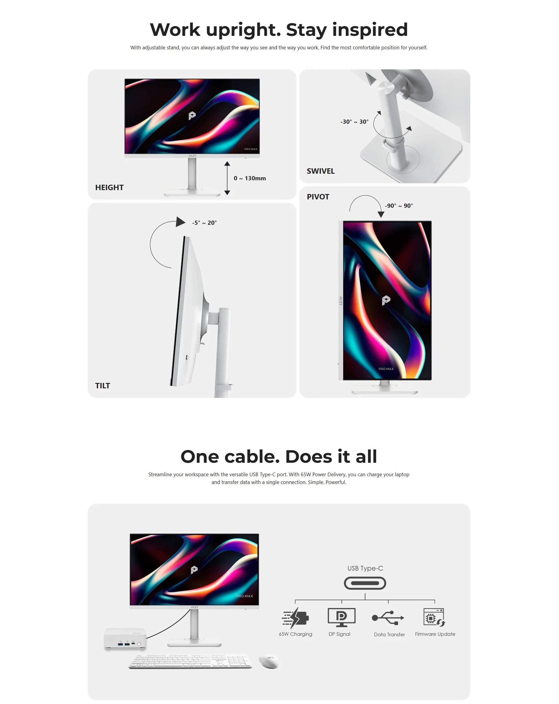 Msi Pro Max 271phw E14